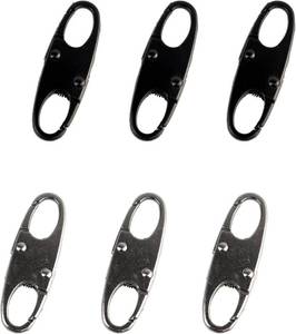 lot 69069 image: 6Pcs Zipper Clips Anti Theft, Detachable Zipper Locks Replacement for Backpacks, Double Side Small Carabiner Clip for Traveling Camping Suitcases
