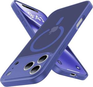 lot 69674 image: Magnetic Shockproof for iPhone 17 Pro Max Case,Camera ProtectionCompatible with MagsafeNon-SlipMil-Grade Protection Slim Translucent Matte Phone Case for iPhone 17 Pro Max,Cobalt Blue