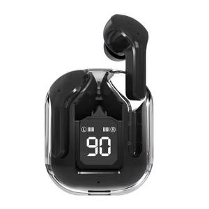 lot 86643 image: NEW Wireless Sports Earphones Bluetooth 5.3 In Ear Headphones IPX5 Waterproof BLACK