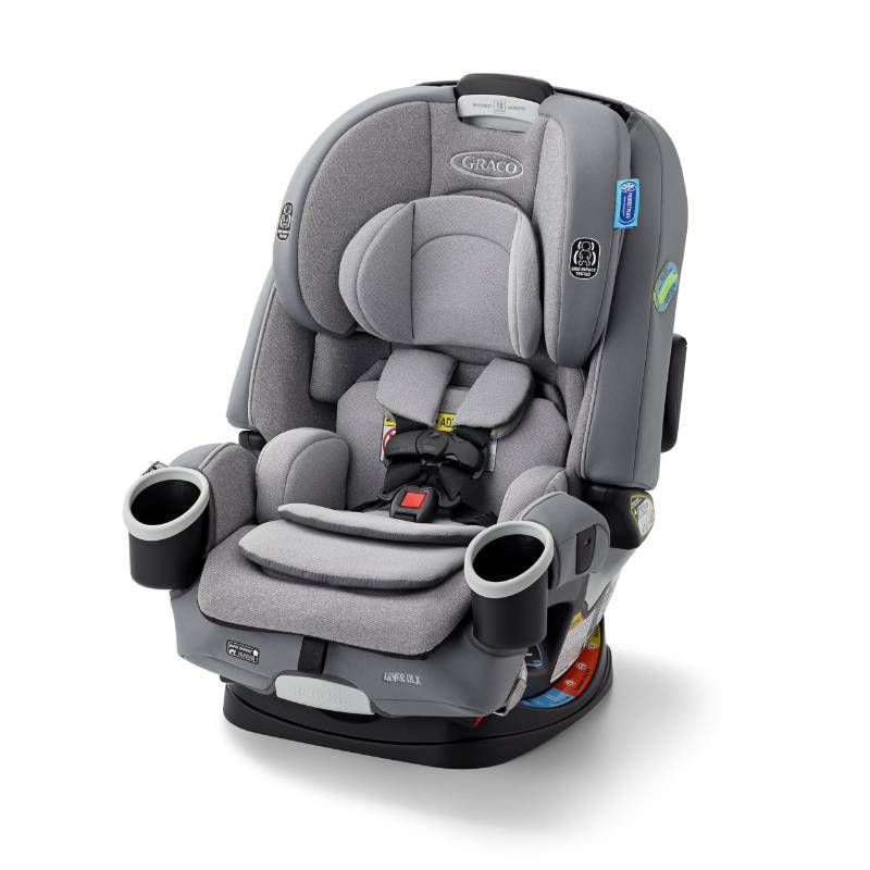 lot 1008 image: Graco 4Ever DLX 5-in-1 Baby Car Seat, Infant to Toddler Car Seat, 10 Years of Use, Rear-Facing, Forward-Facing, Highback Booster, and Backless Booster Seat Modes, Comfortable and Convenient, Harrison - Retail $370
