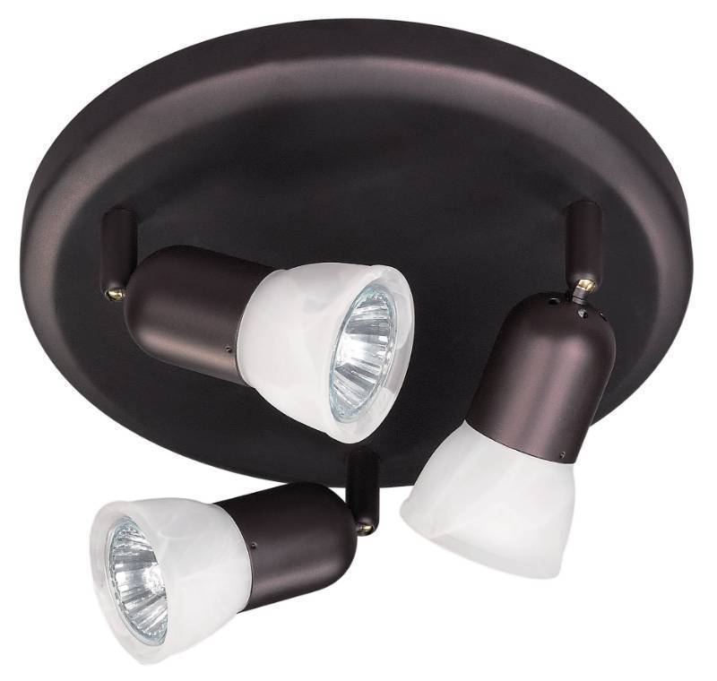 lot 1118 image: 3 Bulb CeilingWall Light, Oil Rubbed Bronze Retail $28.16