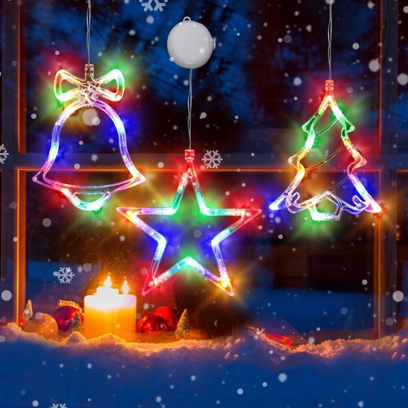 lot 1073 image: 4th of July Decorations, 2Pack Upgraded 14.2 Inch Red White and Blue Lights 220 LED Rotatable Patriotic Window Decoration Lights with Remote, 8 Modes&USB Powered for Fourth of July Memorial Day Decor - Retail $23