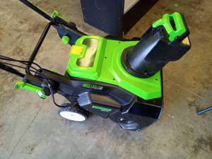 Greenworks 80V 22" Brushless Snow Thrower, Tool Only. Tested works - Retail: $630