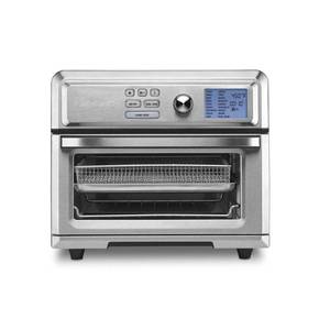 lot 1056 image: Cuisinart Air Fryer Toaster Oven, Digital Display, 1800 Watt Air Fryer Toaster Oven Combo with Adjustable Temperature and Controls, Stainless Steel Small Kitchen Appliance, TOA-65,Silver - Retail $313