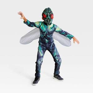 lot 1141 image: Halloween Kids Light Up Fly Halloween Costume Jumpsuit with Mask and Wings M - Hyde & EEK Boutique - Retail $35
