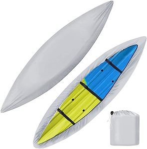 lot 3126 image: iCOVER Waterproof Kayak Cover for 9.3-10.5ft, Silver