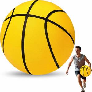 lot 3181 image: VioraWhite Silent Basketball Size 7 (29.5), Indoor Foam Upgrade, 9-Inch
