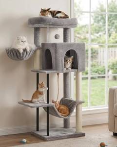 lot 3193 image: Gitelsnour Cat Tree, 43.3 Cat Tower with Hammock for Kittens GCT004SW