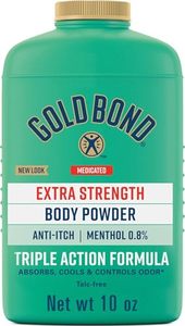 lot 3229 image: Gold Bond Medicated Powder, Talc-Free Body Powder, Extra Strength, 10 oz
