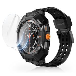 lot 3230 image: SUPCASE for Galaxy Watch Ultra 1 Case with Band 47mm 20242025, Black
