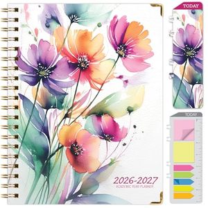 lot 3234 image: Hardcover Planner 2026-2027, 14 Months, 8.5x11, DailyWeeklyMonthly