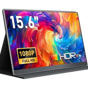 lot 3242 image: Yodoit 15.6 Portable Monitor FHD IPS USB-C Plug & Play with Speakers