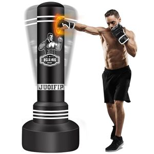 lot 3248 image: Standing Punching Bag for Adults, 70 Heavy Kickboxing Bag for Training MMA