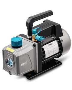 lot 3255 image: OMT 3.5 CFM Single Stage Vacuum Pump for R134a R410a R22 Auto AC HVAC Kit  Powers on 