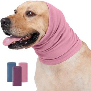 lot 3273 image: Nanaki Dog Calming Hoodie Dog Hematoma Ear Wraps for Dogs-Ear Protection S
