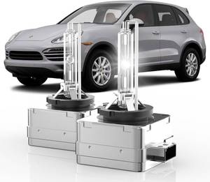 lot 3284 image: Porsche Cayenne D1S HID Xenon Headlight Bulbs, 2004-2014, 6000K, 2-Pack