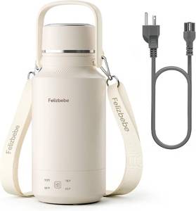 lot 3294 image: 33.8 oz1000 mL Portable Electric Kettle, 304 Stainless, 4 Temp, 600W