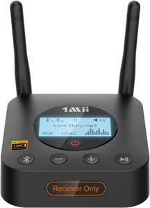 lot 3317 image: 1Mii B06Pro Hi-Fi Bluetooth 5.3 Receiver with LDAC, aptX HD, LCD display