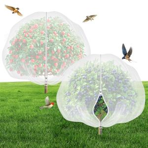 lot 3334 image: 8x8 Fruit Tree Netting with Zipper & Drawstring(2 Pack)