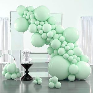 lot 3343 image: PartyWoo Light Green Balloons 100pcs Mint Pastel Peppermin Green Color