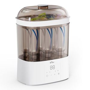 lot 3355 image: Bear Bottle Sterilizer and Dryer, 2-Layer Electric Steam Sanitizer  Unused, Po
