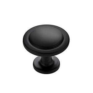 lot 3378 image: Ravinte Matte Black Round Cabinet Knobs,Zinc Pulls,1-14 Inch,30 Pack