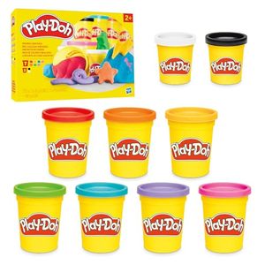 lot 3409 image: Play-Doh 9 Pack Favorite Color Set, Assorted Colors, 2 & 4 oz Cans, Ages 2
