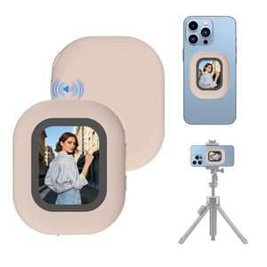lot 3418 image: Mini Phone Vlog Selfie Monitor, Magnetic Back Camera for iPhoneAndroid
