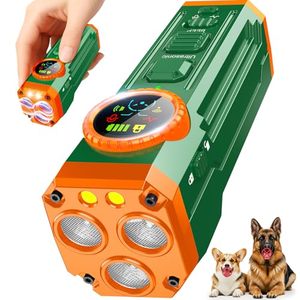 lot 3427 image: 2026 Upgraded Smart Display Dog Bark Deterrent, 3x Devices with Flashlight
