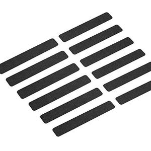 lot 3439 image: LifeGrip Anti Slip Traction Treads Black (12-Pack), 2 x 12, 80 Grit