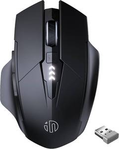 lot 3454 image: INPHIC Wireless Mouse Rechargeable, Silent Click, Battery Level Visible