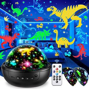 lot 3463 image: PIKOY Dinosaur Toys for Kids 3-8, 3D Films, 31 Colors, 360  Rotate, Timer