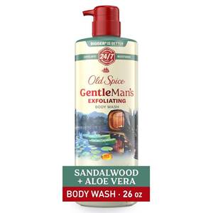 lot 3468 image: Old Spice GentleMans Exfoliating & Moisturizing Body Wash, 26 oz