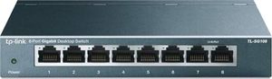 lot 3508 image: TP-Link 8-Port Gigabit Ethernet Switch TL-SG108  Unmanaged, Plug & Play
