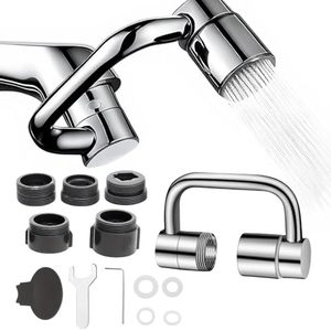 lot 3530 image: U Shape Faucet Extender, 360  Rotatable Aerator, 2 Modes, Easy Install