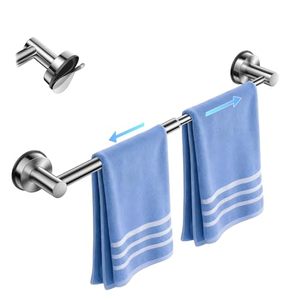 lot 3558 image: Adjustable Suction Cup Towel Bar Towel Racks for Bathroom 14.6-24