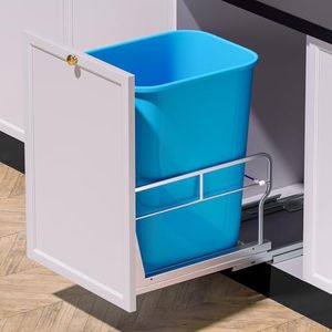lot 3567 image: Insputer Pull Out Trash Can Cabinet with Soft-Close Slides