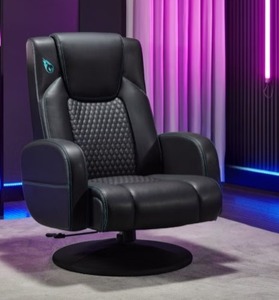 lot 501 image: $179 DPS Centurion Pedestal Swivel Gaming Chair