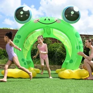 lot 519 image: H2OGO Froggy Fun Inflatable Sprinkler Tunnel