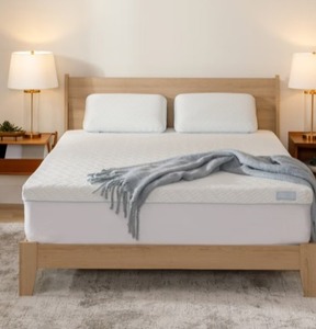 lot 543 image: $194 Serenity by Tempur-Pedic 3 Cooling Memory Foam Mattress Topper