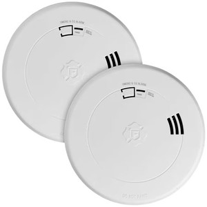 lot 584 image: $120 First Alert Precision Detection 10-Year Smoke and Carbon Monoxide Alarm, 2 Pack