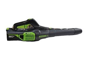 lot 587 image: $195 Greenworks 80V Cordless Leaf Blower Tested Working Bare Tool
