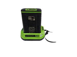 lot 592 image: Greenworks 80V Lithium Ion Battery and Charger