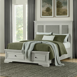 lot 595 image: Universal Broadmoore Anistyn Queen Storage Bed