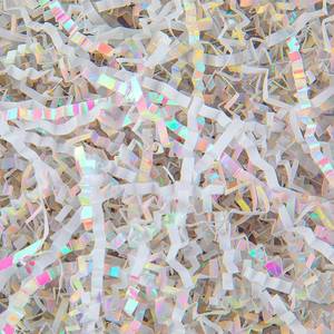 lot 1019 image: Caleihd 12 LB Crinkle Cut Paper Shredded Filler Paper for Gift Baskets Gift Box Confetti Shreds Decoration Stuffing for Birthday, Weddings, Anniversaries, Christmas Wrapping Diamond White