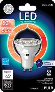 lot 1023 image: GE MR16 E26 (Medium) LED Bulb Bright White 50 Watt Equivalence 1 pk