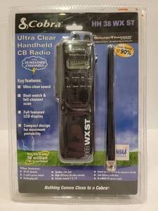 lot 1026 image: Cobra Ultra Clear Handheld CB Radio HH 38 WX ST