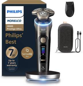 lot 1038 image: $330 Philips Norelco i9000 Prestige Ultra Electric Shaver, Black Gradient
