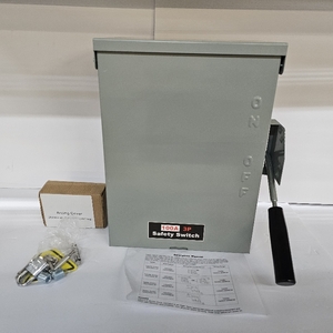 lot 3027 image: 100 300 Amp 3 Phase Pole Manual Generator Transfer Switch 24KW48KW Double Throw 12240