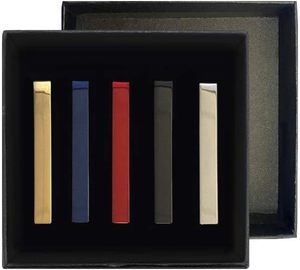 lot 3053 image: Tie Clips for men Tie Bar Clip Set for Regular Ties Necktie Wedding Business Tie Pin Clips